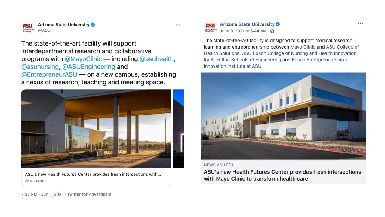 Same story, different preview