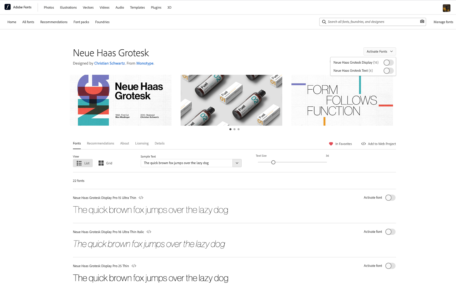 Adobe font