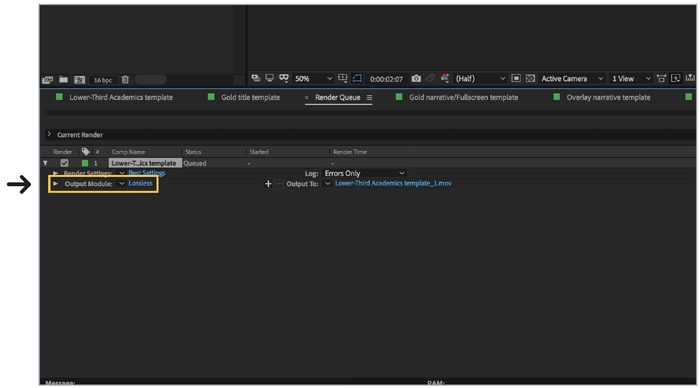 Graphics For Video Lower Thirds Template