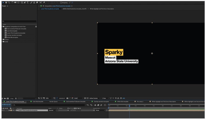 Graphics For Video Lower Thirds Template