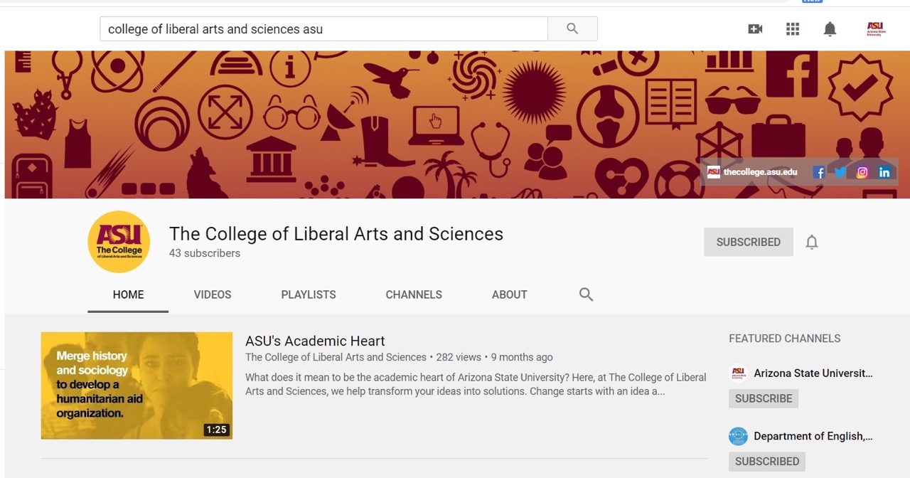 Publishing Video channel
