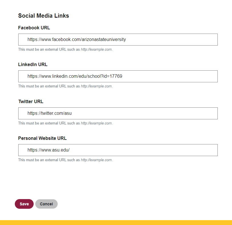 Social prompt example